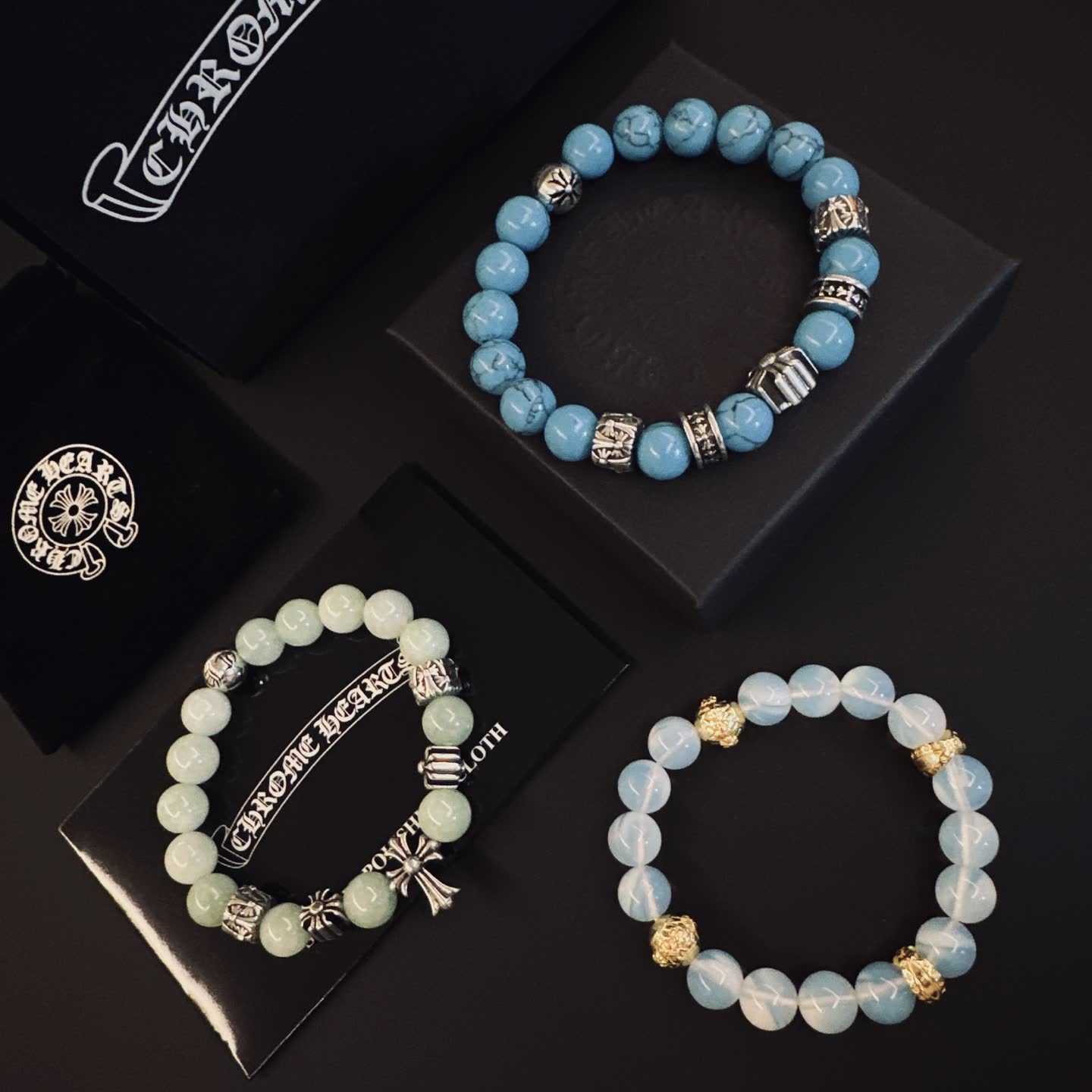 Chrome Hearts Beaded Bracelets Set